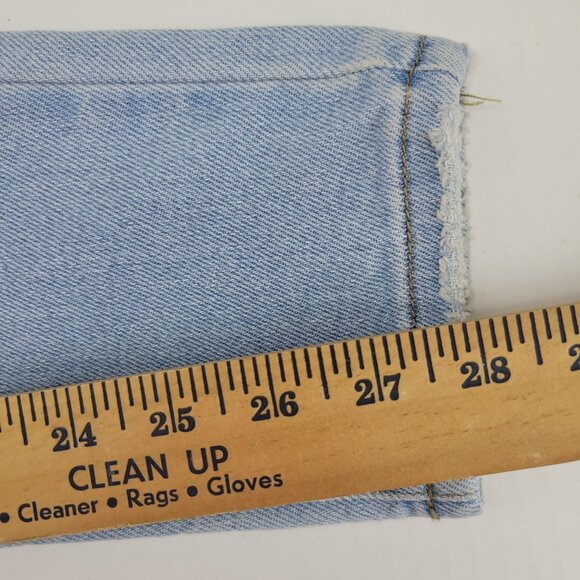 NEW Kancan Jeans Womens Size 7 Blue High Rise Ankle Distressed Light Wash NWT - Picture 11 of 14